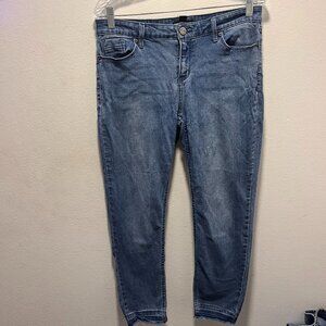 Kenneth Cole New York Jess Skinny Jeans Blue Denim Size 10
